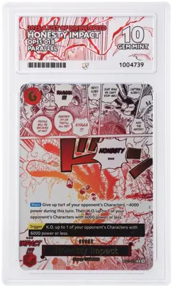 One Piece CCG Honesty Impact Manga Event OP11-018 - English - ACE 10 GEM MINT - Image 1