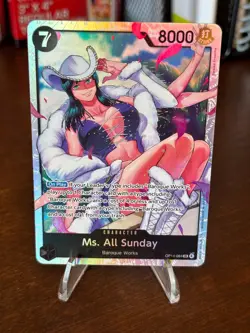 One Piece The Azure Sea's Seven Ms. All Sunday OP14-084 SR - Image 1