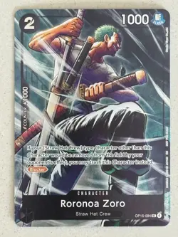 One Piece TCG Roronoa Zoro OP15-094 DASH PACK PROMO Adventure On Kami’s Island - Image 1