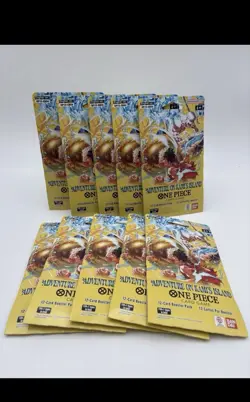 One Piece OP15 Adventure on Kami's Island Sleeved Booster Packs (Lot Of 10) - Image 1