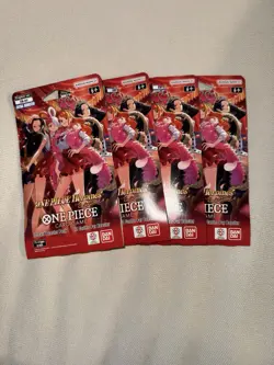 ONE PIECE Heroines EB-03 Lot x4 Sleeved Booster pack English Unopened In-hand - Image 1