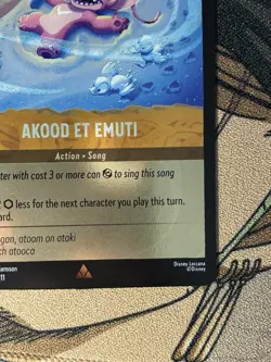 Disney Lorcana Winterspell Akood Et Emuti 29/204 Cold Foil - Lilo & Stitch NM/M - Image 3