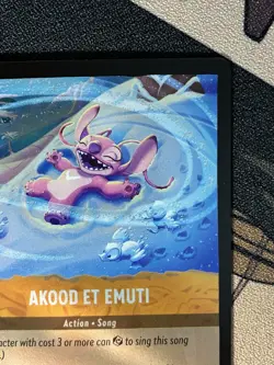 Disney Lorcana Winterspell Akood Et Emuti 29/204 Cold Foil - Lilo & Stitch NM/M - Image 4