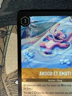 Disney Lorcana Winterspell Akood Et Emuti 29/204 Cold Foil - Lilo & Stitch NM/M - Image 5