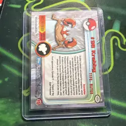 Krabby #98 Topps 1999-2000 Pokemon Cards Tv Animation Edition Nintendo NP - Image 2