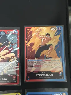 Leader 10 card Lot Bandai One Piece Card Game Luffy Sabo Law Ace Crocodile king - Image 3