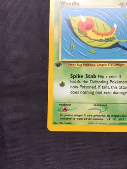Pokemon Cards: 1st Edition Neo Discovery Common: Weedle 70/75 - Image 5