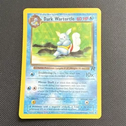 Pokemon Dark Wartortle Team Rocket Uncommon Regular Unlimited English 46/82 Card - Image 1