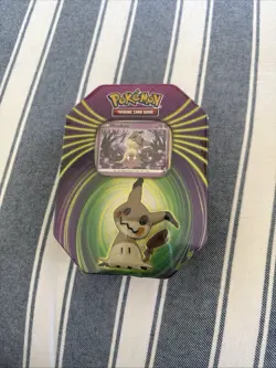Pokemon TCG Tin mimikyu 3 Booster Packs Foil Card Exclusive Rare New Sealed - Image 4