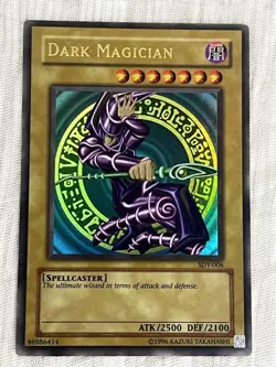 Konami Dark Magician SDY-006 Ultra Rare Starter Deck Yugi 2 Card Lot - Image 2