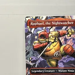 Raphael, the Nightwatcher TMT 0213 Extended Art MTG Ninja Turtles NM/M Regular - Image 2