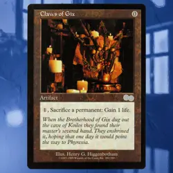 1998 Magic The Gathering MTG Claws of Gix Urza's Saga ☆NM-MINT☆ See Photos - Image 1