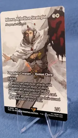 Minwu, Rebellion Strategist (Showcase) Regular: FCA Final Fantasy MTG (NM) - Image 4