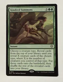 Kindred Summons 112 NM Lorwyn Eclipsed Commander MTG - Image 1
