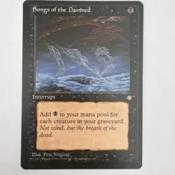MTG Songs of the Damned Ice Age LP Magic The Gathering - Image 1