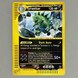 Tyranitar 29/165 Reverse Holo Expedition Pokemon Card TCG - Image 3