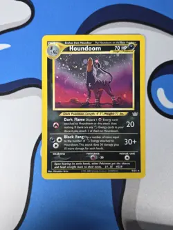 Double Holo Error Houndoom 8/64 Light Play Pokemon Tcg - Image 3