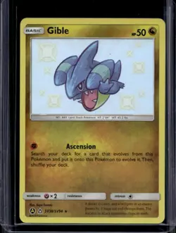 2019 Pokemon SM Hidden Fates Gible Shiny Vault #SV38/SV94 - Image 1