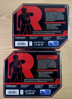 Pokemon Team Rocket Destined Rivals Tin Set of 2 Mewtwo And Nidoking Sealed - Image 2