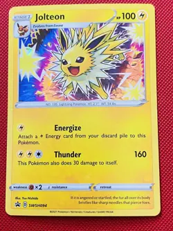Jolteon SWSH094 Sword & Shield Promo Holo | Pokemon TCG NM - Image 1