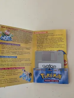 1999 Pokemon Wizards of the Coast You and Pikachu Floppy Disk, Original Folder - Image 1