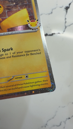 Pikachu ~ SWIRL ~ 051/162 (Pokemon Day 2026) Pokemon TCG (Cosmos Holo) NM SWIRL - Image 2