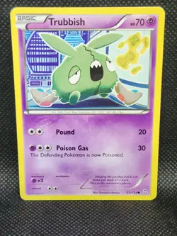 Pokemon Trubbish Dragons Exalted 53/124 LP Condition - Image 1