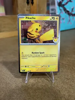 Pikachu (Pokemon Day 2026) 051/162 Cosmo Holo Near Mint - Image 1