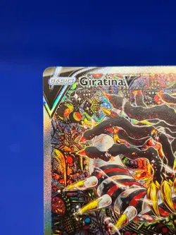 Pokemon Lost Origin Giratina V 186/196 Alternate Alt Art Full Art LP - Image 4