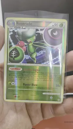 Roserade 23/95 Unleashed Reverse Holo Pokemon TCG - Image 2