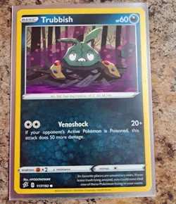 pokemon trading card game Trubbish 117/192 - Image 1