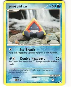 Snorunt Common Pokemon TCG Arceus 75/99 LP - Image 1