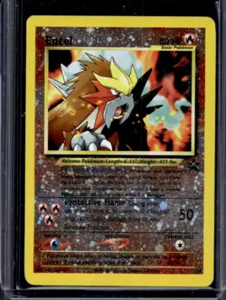 1999 Pokemon Wizards Black Star Promos Entei #34 - Image 1