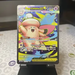 Mega Clefable ex Full Art 103/088 Perfect Order Pokemon TCG - Image 1