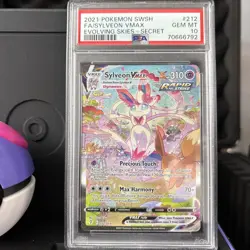 Sylveon VMAX 212/203 Alt Art - PSA 10 Evolving Skies – Gem Mint – Early PSA Cert - Image 1