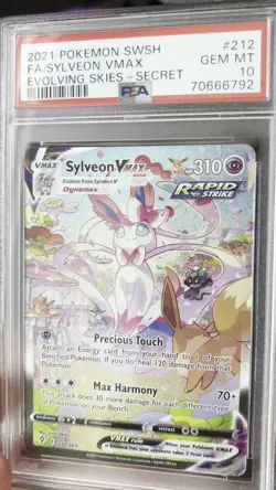 Sylveon VMAX 212/203 Alt Art - PSA 10 Evolving Skies – Gem Mint – Early PSA Cert - Image 2