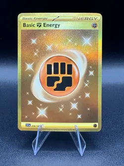 Pokemon TCG Basic Fighting Energy 258/198 SVI NM 2023 - Image 1