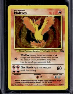 1999 Pokemon Fossil Moltres #12/62 - Image 1