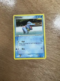 Pokemon TCG Totodile EX Hidden Legends 79/101 Regular Common - Image 1