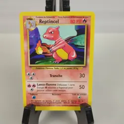 Pokemon REPTINCEL 24/102 (Charmeleon) - French Base Set - Never Played NM/M - Image 1