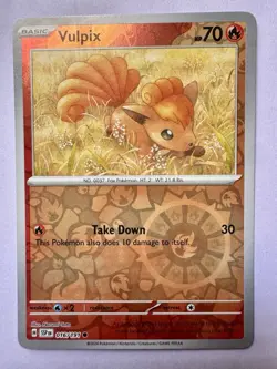 VULPIX 016/191 SURGING SPARKS POKEMON (REVERSE HOLO, NM) - Image 1