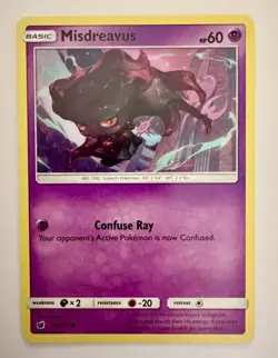 Pokemon TCG Misdreavus Crimson Invasion 39/111 Regular Common VLP - Image 1