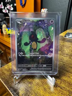 Yamask Pokemon TCG White Flare 122/086 Full Art Illustration Rare NM - Image 1