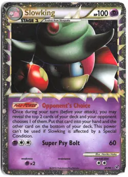 Slowking 85/90 Rare Prime HGSS Undaunted Pokemon - Image 1