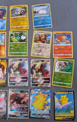 Lot Of Pokemon Celebration Era Cards With Vmax, Surfing Pikachu, Reverse + Holos - Image 4