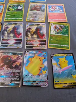 Lot Of Pokemon Celebration Era Cards With Vmax, Surfing Pikachu, Reverse + Holos - Image 5
