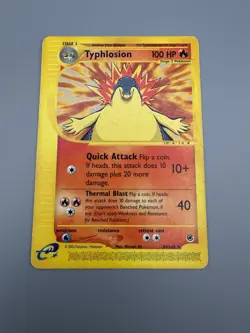 Pokemon Typhlosion TCG Expedition Card 64/165 Regular Rare Non-Holo - Image 3