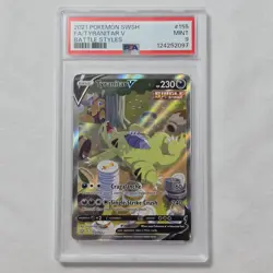 PSA 9 Tyranitar V 155/163 NM Pokemon Card – Alternate Full Art Battle Styles - Image 1