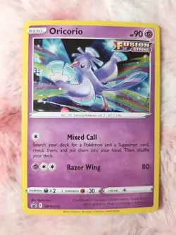 2022 Pokemon TCG Oricorio SWSH210 Cosmos Holo Black Star Promo Card - Image 1