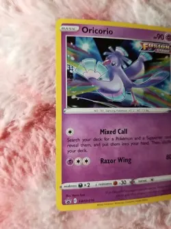 2022 Pokemon TCG Oricorio SWSH210 Cosmos Holo Black Star Promo Card - Image 2